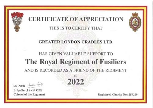 Charity_Certificate_Royal-Regiment-of-Fusiliers